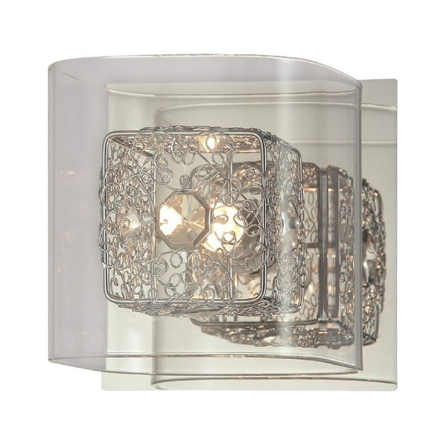 Xtricity - Decorative Vanity Light, 5.24'' Width, From the Fairview Collection, Chrome Finish