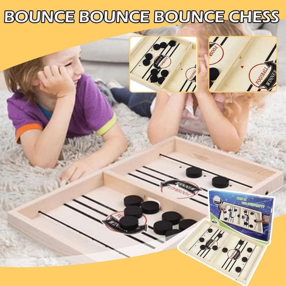 BouncingChess Hockey Fast Sling Puck Game Paced SlingPuck R8R8 SuperWinner T8E2 NEW
