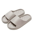 thumbnail image 2 of Unisex EVA Slides Khaki - Comfortable Non-Slip House Slippers & Quick-Dry Pool Slides, Waterproof Lightweight Sandals for Men Women Indoor Outdoor,Size 44, 2 of 4