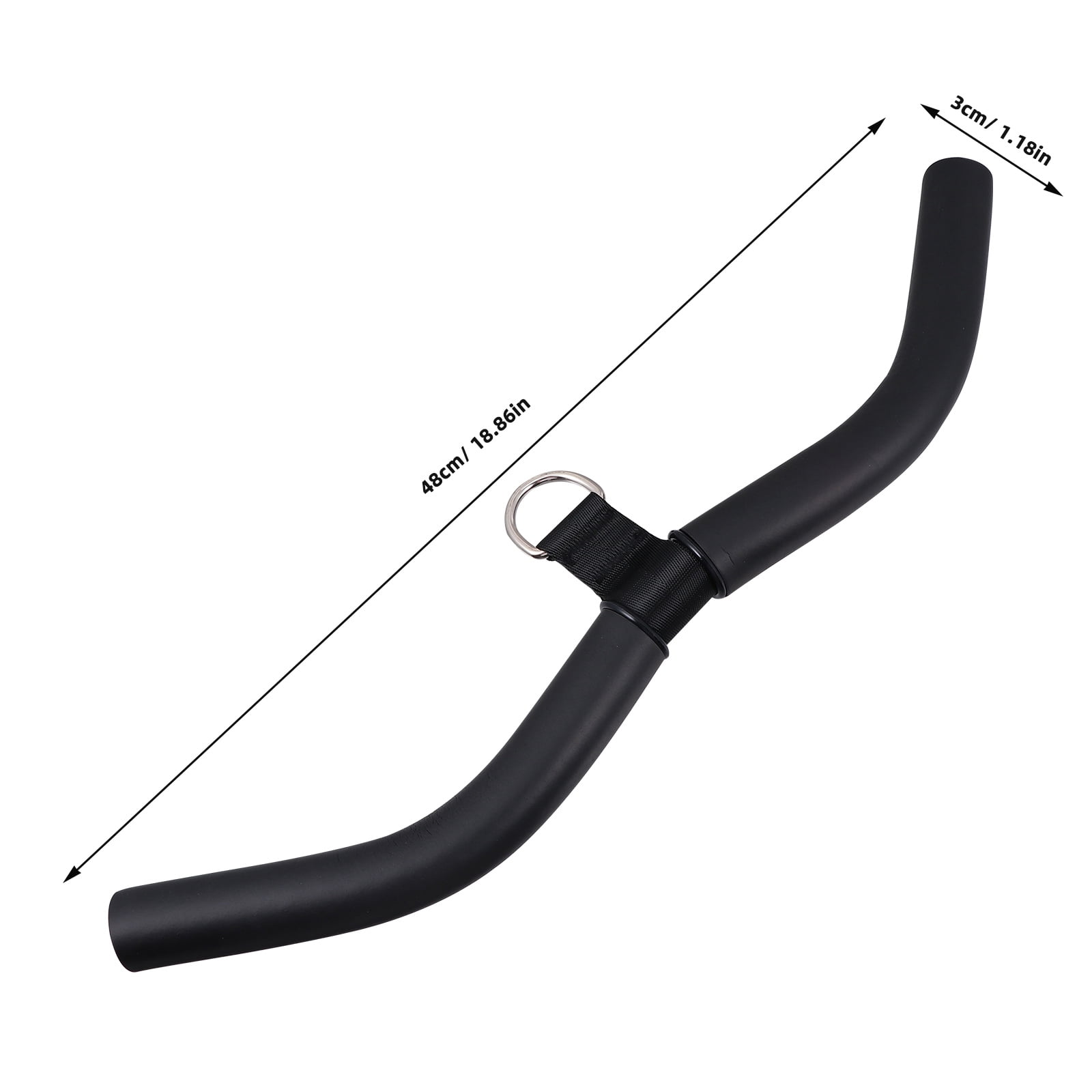 Raindrops Steel Pull Down Biceps Bar with Comfortable Grip for Effective Muscle Workout and Strength Training