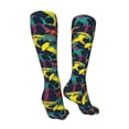 thumbnail image 3 of Yiaed Colorful Sharks Print Great elasticity Adult Stockings Sports socks for Men and Women-One Size, 3 of 8