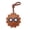 Coffee, variant on Smiling Face Floral Keychain Pendant Hanging Decoration Lightweight Charm For Keys Bags Accessories