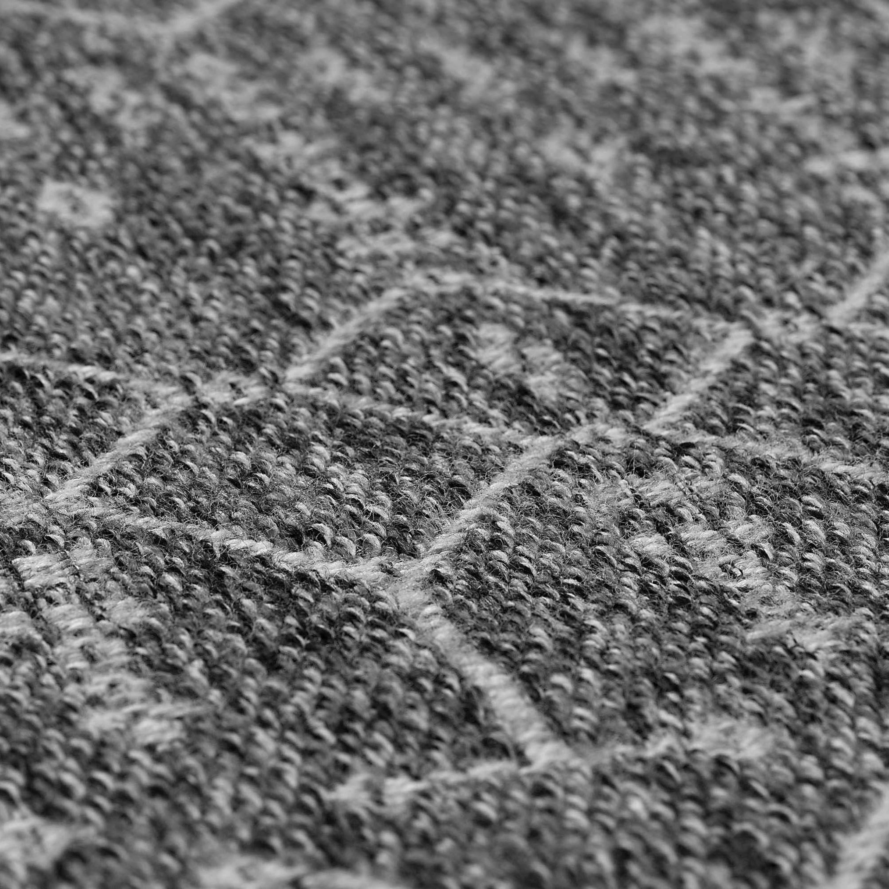 8ft Square Water Resistant, Large Indoor Outdoor Rugs for Patios, Front Door Entry, Entryway, Deck, Porch, Balcony | Outside Area Rug for Patio | Black, Solid | Size: 7'7'' Square