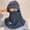 black, variant on Full-Face Sun Protection Mask With Adjustable Brim And Breathable Headband