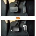 thumbnail image 4 of Cubierta de pedal antideslizante Model 3 Model Y, tapas de pedal de freno de acelerador y clavijas de pie de freno de gas, compatible con Tesla Model 3/Y, plateado TUNC Sencillez, 4 of 5