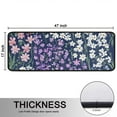 thumbnail image 5 of Kitchen Rugs Sets Of 2,Pioneer Flower Floral Print Pattern Anti Fatigue Kitchen Mat Rugs Non Slip Washable,Decorative Kitchen Floor Mats for Kitchen,Sink,Laundry,17"x47"+17"x47", 5 of 5