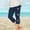 Navy, variant on Juslio Girls Pants Kids Girls Fashion Print Summer Leisure Yoga Leggings Sports Cropped（Black Capris， 2 Years）