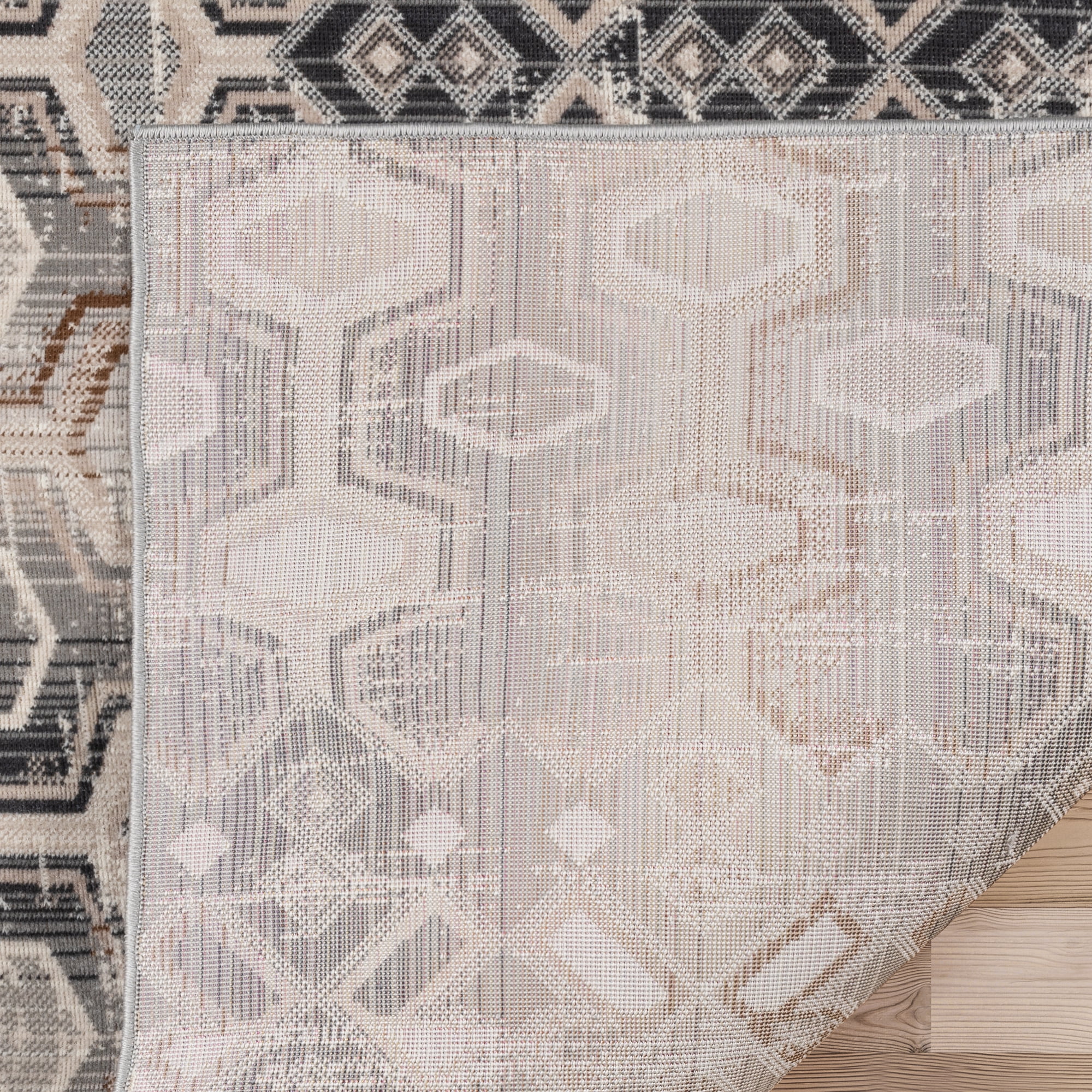 Caravan Noor Indoor/ Outdoor Polypropylene Gray Flat Weave Area Rug, 8x10