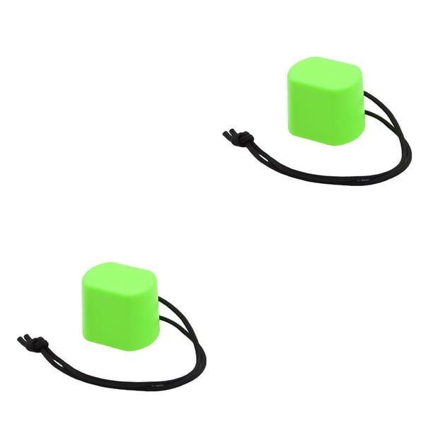 Eigraketly Funda protectora para evitar la contaminación por polvo, resistente al desgaste, apariencia exquisita, válvula de cabeza de botella, Verde 2piezas