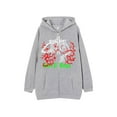 thumbnail image 1 of Sunloudy, chaqueta de calle para hombres y mujeres, manga larga, estilo gótico, calavera, hueso, patrón de letras, estampado, cremallera, Sudadera con capucha, abrigo Sunloudy moda, 1 of 2
