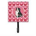 thumbnail image 2 of Bernese Mountain Dog Hearts Love and Valentines Day Portrait Leash or Key Holder, 2 of 2