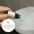 thumbnail image 6 of Crane Personal Ultrasonic Cool Mist Humidifier and Aroma Therapy Diffuser, Optional Color Changing Nightlight Included, for Home, Hotels, and Office, 0.35 Gallon – 1.5 Liter, White, 6 of 10