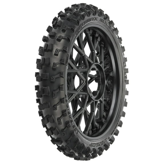 Pro-Line Racing Dunlop Geomax MX33 V2 Bead CR4 Front Tire MTD Bullyspoke Black Promoto-MX PRO1022910