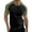 A-Army Green21, variant on XIAONU Raglan Tees For Men Flag Top Short Sleeve Crew Neck Distressed Print Tee Lightweight Casual Party Festival Shirts