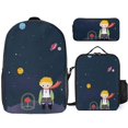 thumbnail image 1 of Le Petit Prince Backpack Set Spacious Daypack Snack Bag and Multi Pocket Pencil Case, 1 of 5