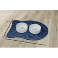 thumbnail image 2 of Simply Daisy Animal Stripe Fish Shape Pet Feeding Mat for Cats, 2 of 3