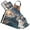 Dolphin Jump Out Sea, variant on Rainbow Tie-dye 5 Pcs Kitchen Set Heat Resistant Oven Mitts and Non-Slip Pot Holders with Adjustable Cooking Apron