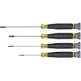 thumbnail image 1 of Juego de destornilladores electrónicos Klein Tools 85613 4 piezas con tapas giratorias y anillos codificados por colores negro, 1 of 3