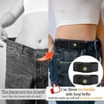 thumbnail image 3 of LEACOOLKEY No Buckle Stretch Belt for Women/Men—2 Pack Elastic Invisible Belt for Jeans, 3 of 10