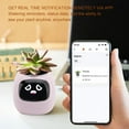 thumbnail image 3 of Smart Flowerpots, Smart Pet Planter Robot AI Intelligent Flower Pot with 49 Expressions, Time Temperature Display, Electronic Bud Fun Interactive Flower Pot for Indoor Decoration, 3 of 7