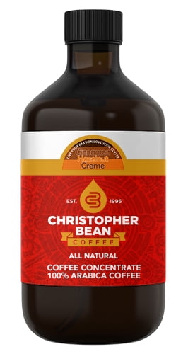 Cinnamon Hazelnut Creme Cold Brew, Iced Coffee, Hot Coffee Christopher Bean Liquid Java (8 Ounce Bottle) Makes 24-31 Cups