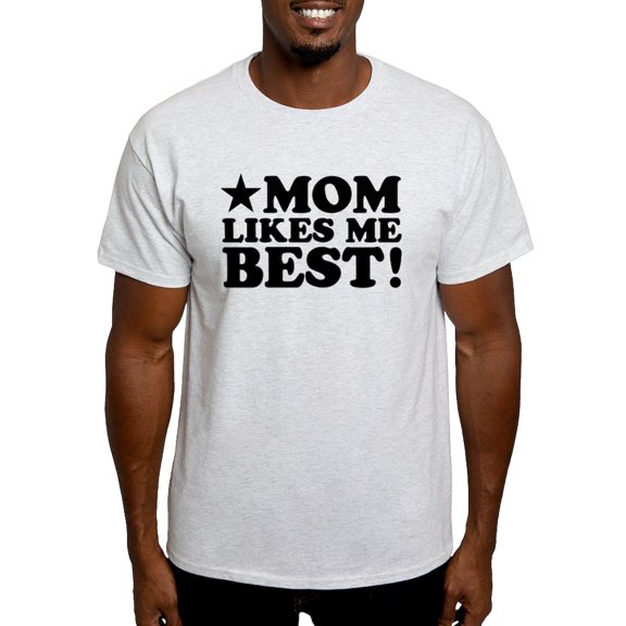 CafePress - Mom Likes Me Best Light T Shirt - Men's Classic Graphic T-Shirt