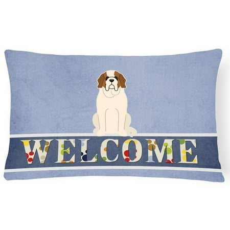 Red Barrel Studio Heimann Saint Bernard Welcome Lumbar Pillow