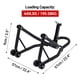 thumbnail image 5 of Yeshouse soporte elevador para rueda trasera de motocicleta, cabezal en V y placas de sujeción, incluye carretes M8, capacidad 200 kg, ajuste universal, 5 of 8