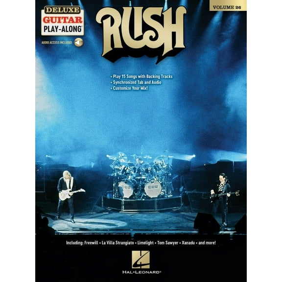 Rush - Deluxe Guitar Play-Along Volume 26: Play 15 Songs with Backing Tracks, (Paperback)