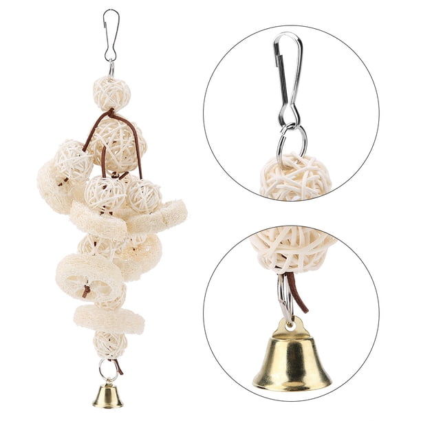 Juguete Para Loros, Columpio para Pájaros, Juguetes Colgantes, Diseño Elegante para Varios Loros y Pájaros