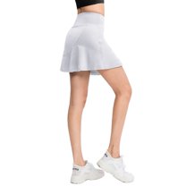 SWSMCLT Women's Mini Scooter Athletic Skort High Waisted Scooter Skirt Cute Yoga Fitted Aline Summer Dance Casual White Large