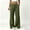 Army Green women's wide leg trousers a1, variant on Women's Wide Leg Drawstring Trousers Flowy Casual Loose Pants with Pockets Solid Long Palazzo Trousers Travel Work Lounge Outfits Fall Clothes, Light Blue XL