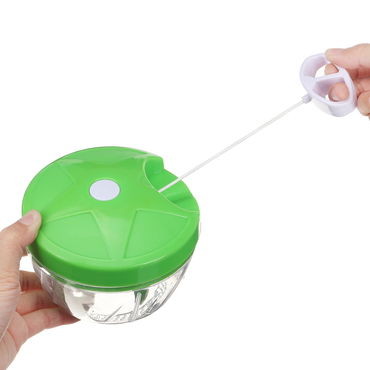 Manual Pull Rope Food Vegetable Blender Chopper Hand Held Pulling