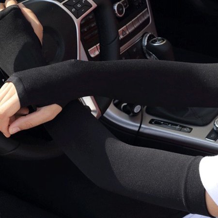 Sleeve Arm Warmers - Sun Protection Arm Cooling Sleeve Warmers Cuffs UV Protection Sleeves BK
