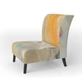 thumbnail image 2 of Designart "Spring Minimalist Confetti II" Upholstered Modern Accent Chair - Arm Chair, 2 of 5
