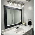 thumbnail image 5 of 32ft Black Border Peel & Stick Wood Grain,Self Adhesive Mirror Frame Border,Removable Waterproof Bathroom Mirror Tape Sticker Trim,3.93x32ft, 5 of 7