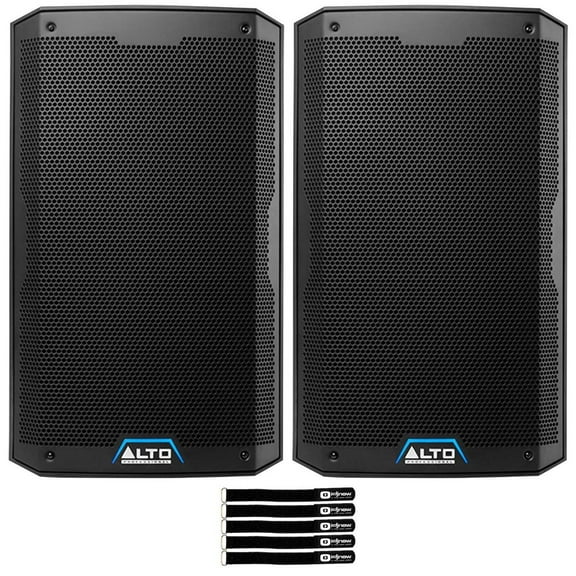 Alto Professional TS410XUS 2000 Watt 10" 2-Way Powered Loudspeakers Duo Package