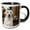 Black/White, variant on 3drose, , Arizona, Buckeye. Yellow Lab Celebrating the New Year., 11oz Two-tone Yellow Mug
