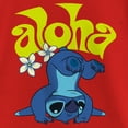 thumbnail image 2 of Girl's Lilo & Stitch Aloha Headstand Stitch  Graphic Tee Red Large, 2 of 5