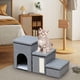 thumbnail image 1 of Escaleras plegables para mascotas, 3 escalones, escalones para perros, salón, escaleras para gatos, escalera para cachorros, ayudante, escalera para, 1 of 8
