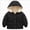 A92-Black, variant on Toddler Boys Coats & Jackets Winter Solid Color Thick Hooded Long Sleeve Warm Tops Coat Sportwear,Solid Winter Coat 12-18 Months