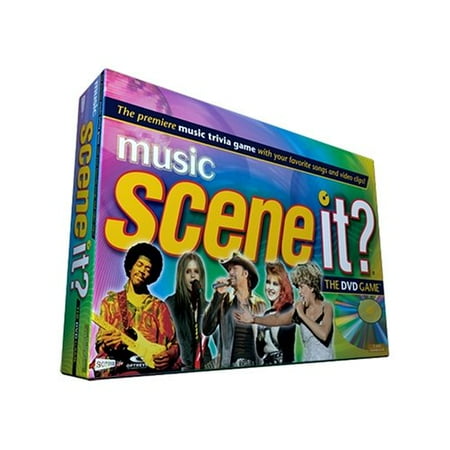- Scene It? Music Edition DVD Game, Features hundreds of artists including Johnny Cash, Madonna, Tina Turner, Blondie and Tim McGraw By Screenlife From USA