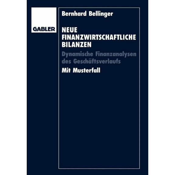 Neue Finanzwirtschaftliche Bilanzen: Dynamische Finanzanalysen Des Geschäftsverlaufs, (Paperback)