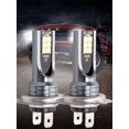 thumbnail image 4 of 1 juego de bombillas LED para faros delanteros de coche H1 H3 H4 H7 H11, color blanco, 12 W, 12 V, 26 000 lm, antiniebla, 6000 K, alta potencia de 24 V, H4, 4 of 5