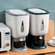 thumbnail image 3 of 10kg Automatic Rice Dispenser With Rinsing Cup Smart Rice Dispenser Rice Storage Rice Bucket Househ, 3 of 4