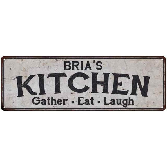 BRIA's Kitchen Rustic Chic Decor Gift 6x18 Sign 106180051082