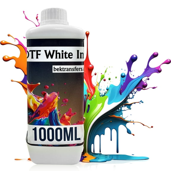 DTF White Ink Premium Direct-to-Film Transfers | High-Quality Ink Set for DIY Transfers | Create Your Own Custom Prints