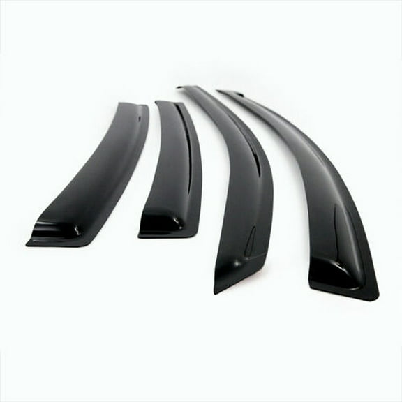 ICBEAMER 4 pcs Side Window Visors Deflectors For 2014-15 Nissan Rogue 4 Doors Sedan Vent Visor Sun/ Rain Guard Set