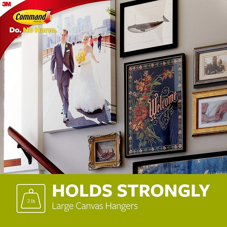Command outlet canvas hanger
