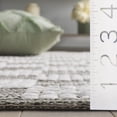 thumbnail image 5 of SAFAVIEH Montauk Taryn Checkered Cotton Area Rug, Green/Ivory, 4' x 6', 5 of 11